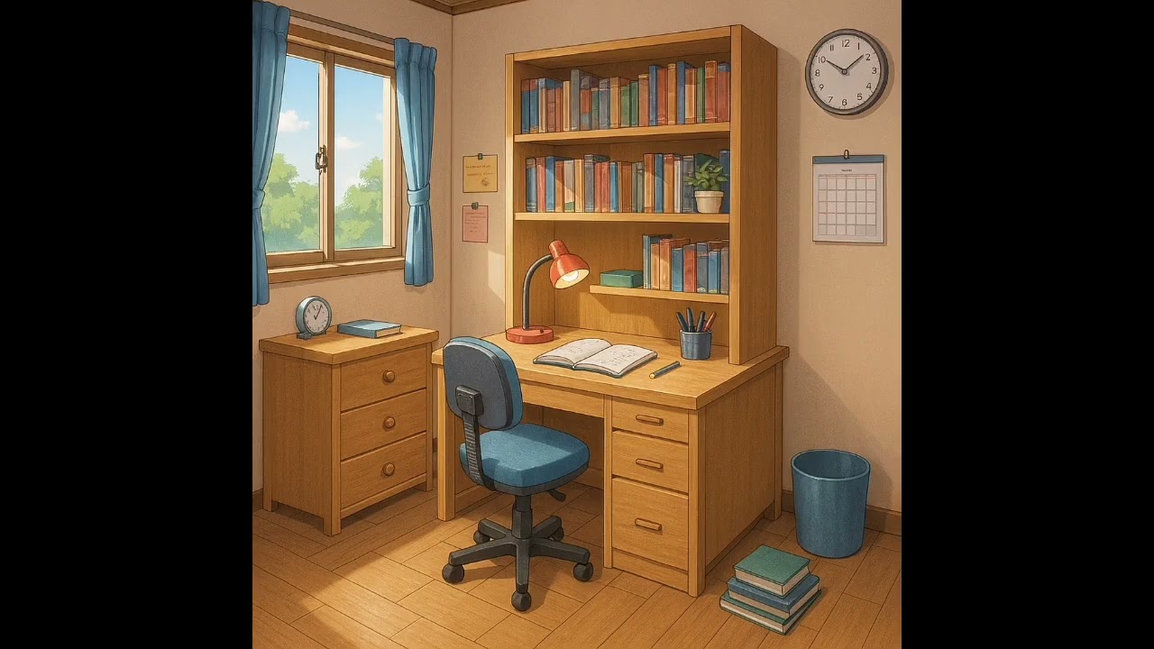 1 Hour of Late Night Study Lofi – Chill Beats to Focus