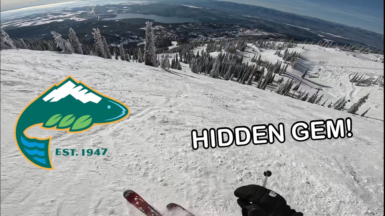 Is This The Only US Ski Resort With Good Snow Right Now!? | Skiing Whitefish, MT