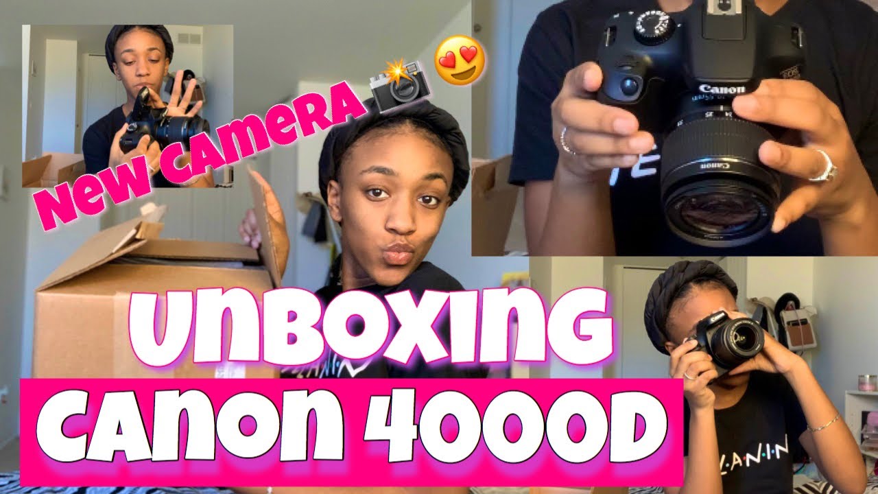 Canon 4000d ! Camera unboxing 📸 // cheapest DSLR camera ... is it any good ?