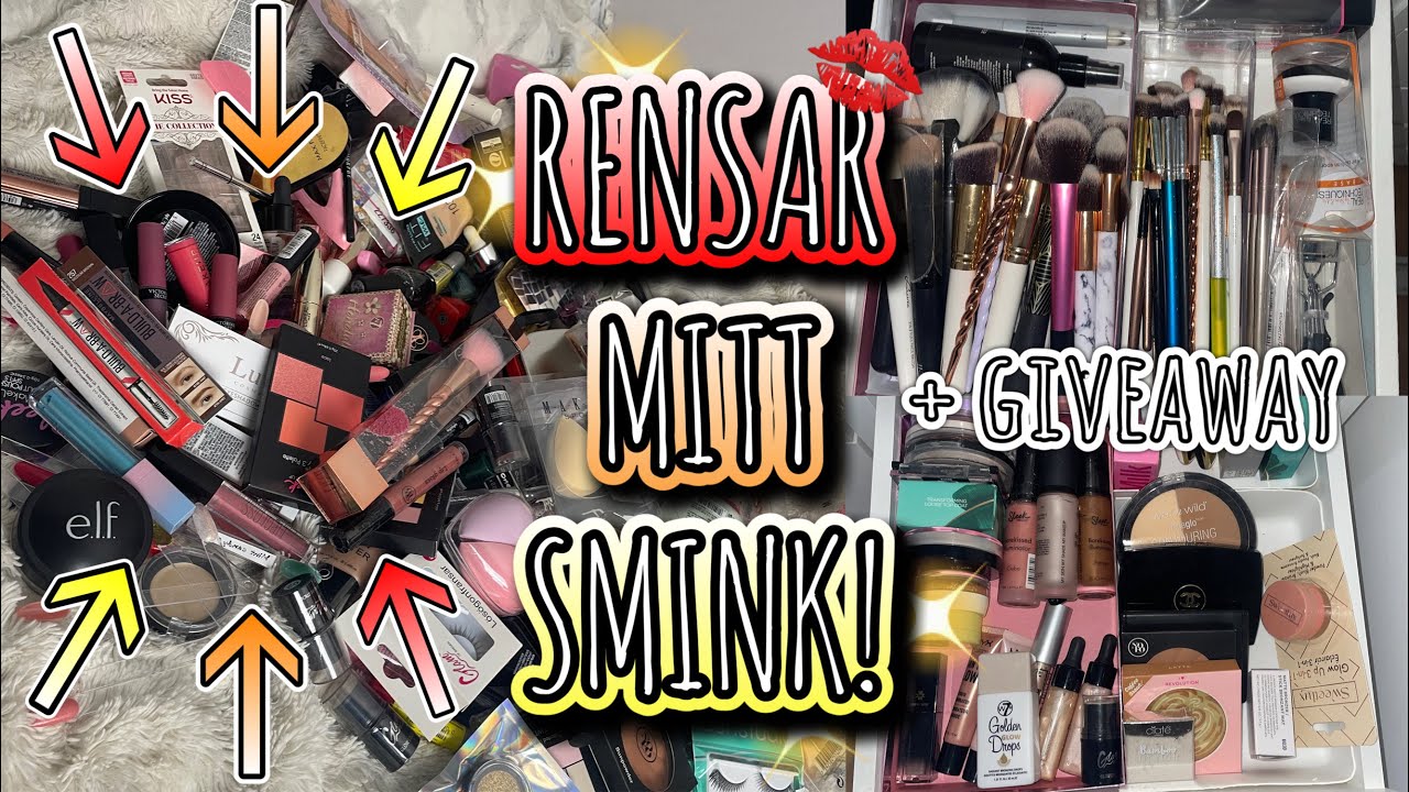RENSAR MITT SMINK! + giveaway✨