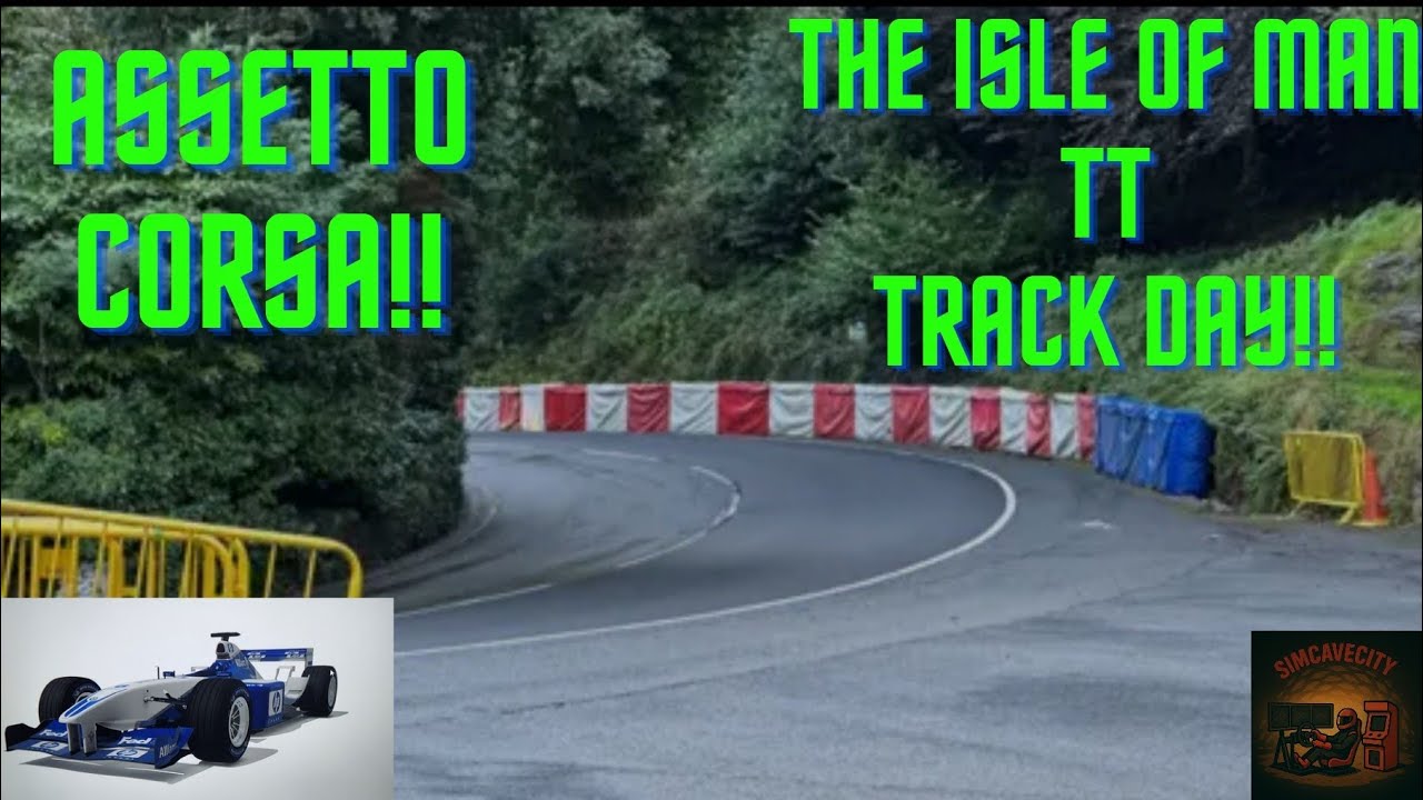 ASSETTO Corsa!!| INTENSE TRACK DAY!!|  ISLE OF MAN TT !!!