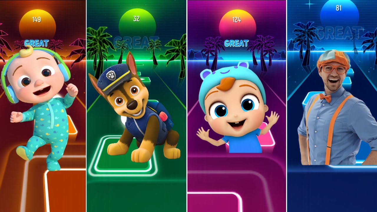 Which Popular Kids Channel is BEST for Learning Fun Cocomelon Paw Patrol Little Angel or Blippi?