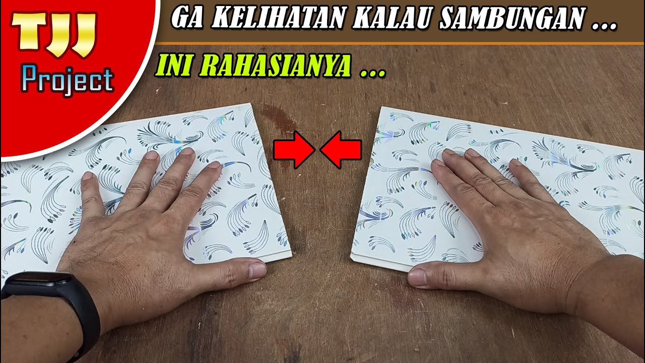 ini caranya sambung pvc plafon yang rapi hasilnya