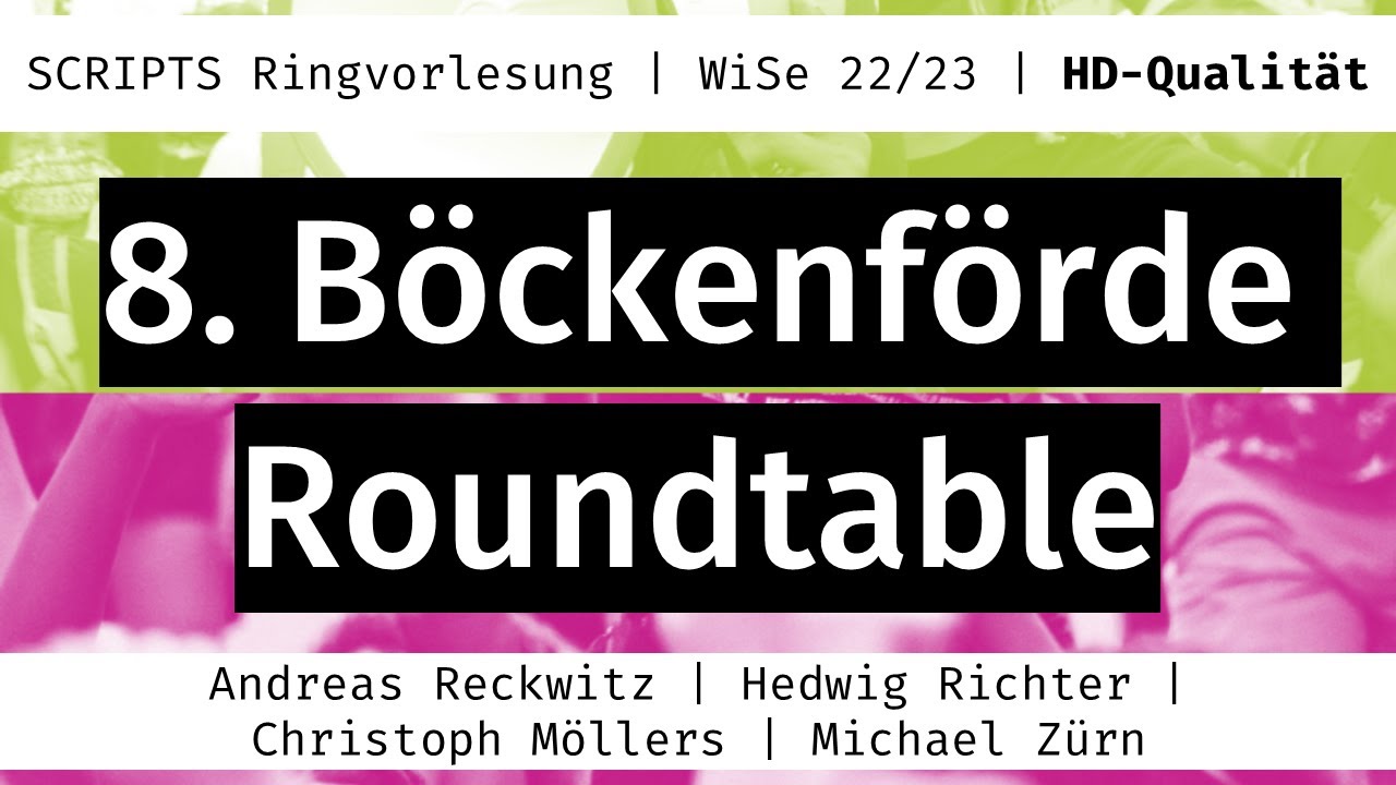 #8 Möllers, Reckwitz, Richter & Zürn: Böckenförde-Roundtable | 09.01.2023 | FU Berlin