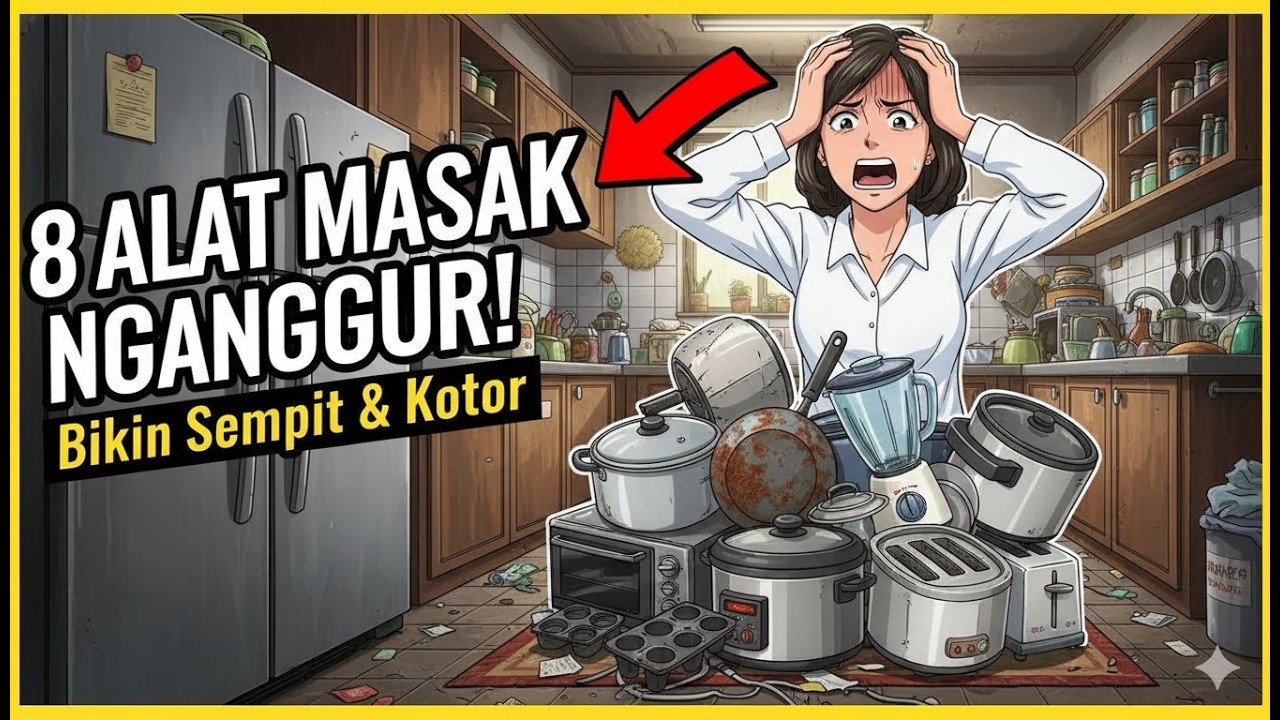 8 Peralatan Masak yang Ternyata Tidak Pernah Dipakai, bikin Sempit dan Kotor.