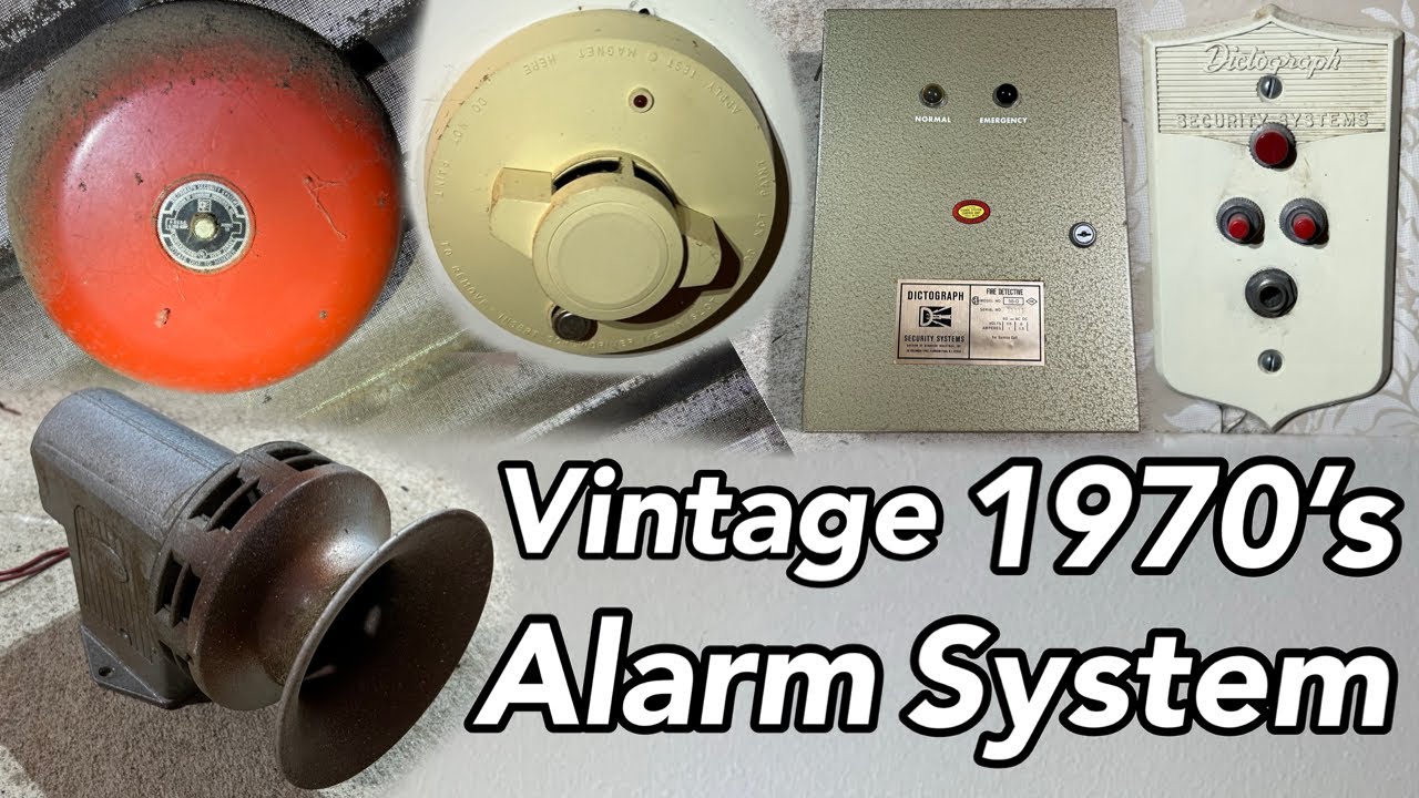 Vintage Burglar and Fire Alarm System In A 1970’s Mansion