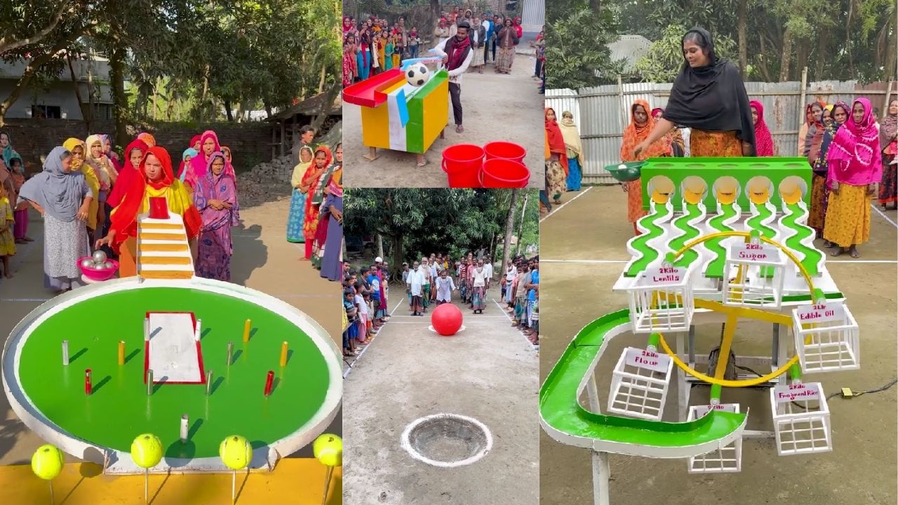 Interesting Village Game – Giant Ball Challenge & Ludo Rewards, Don’t Miss the Dramatic Final Shots!