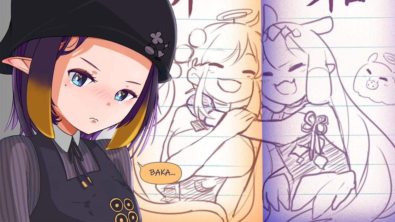Sana wants hug but Ina being tsundere【HoloEN】