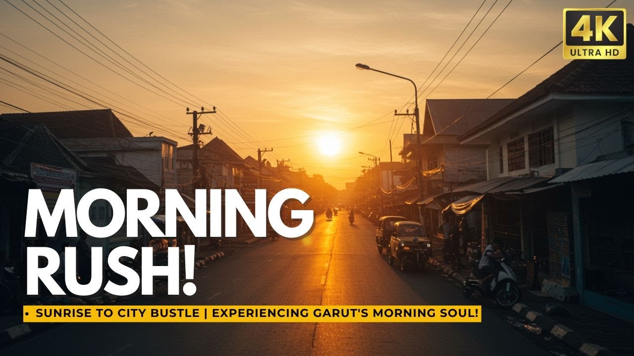 Sunrise to City Bustle | Experiencing Garut's Morning Soul!