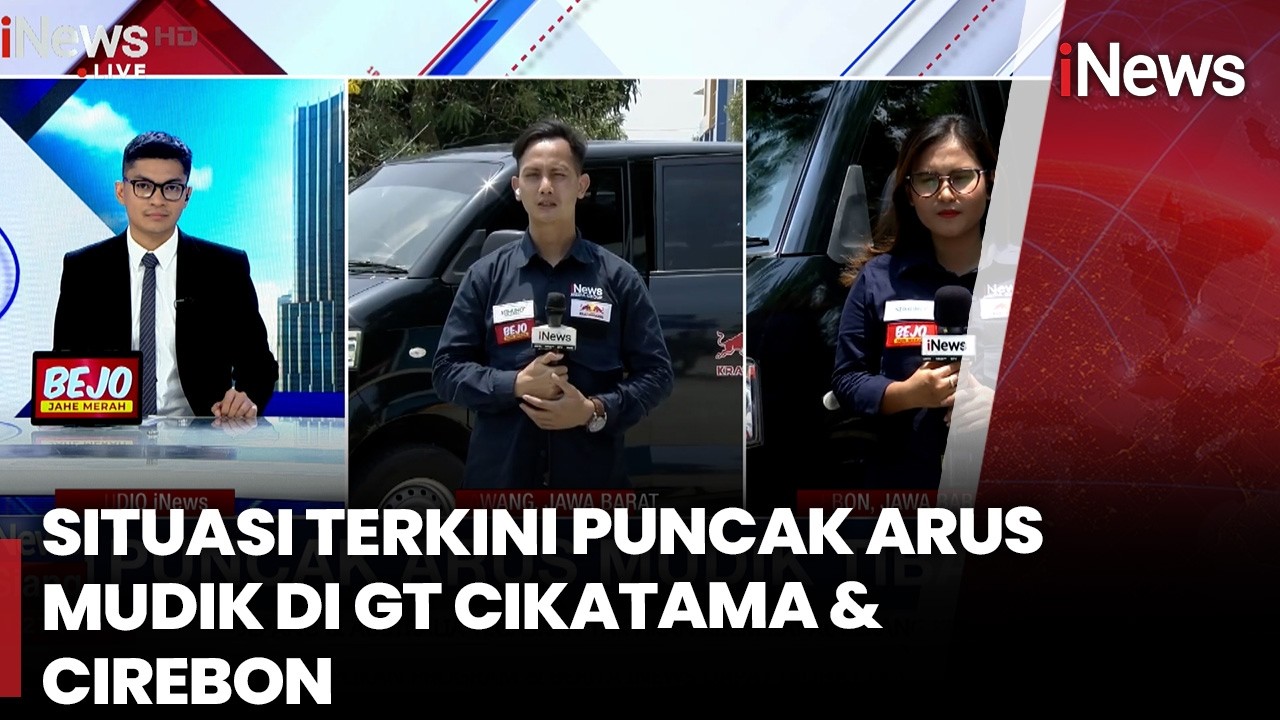 Situasi Terkini Puncak Arus Mudik di GT Cikatama & Cirebon | iNews Siang 17/3