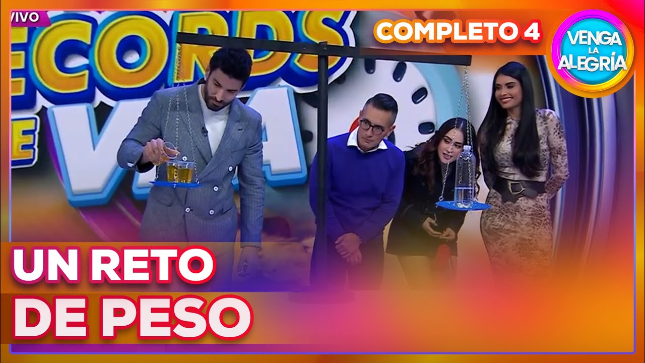 ¡Ni más ni menos, aquí se debía colocar lo justo en el reto! 💧🚰 | Venga La Alegría