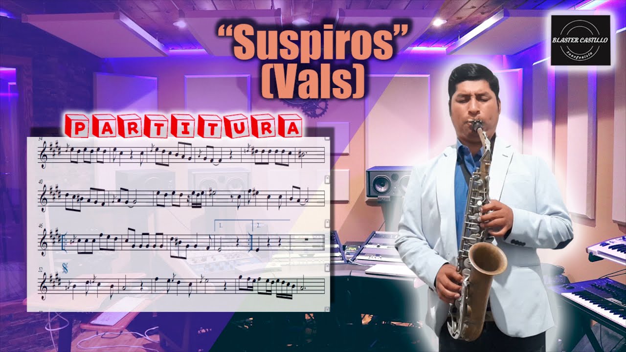 Suspiros Saxofón Partitura
