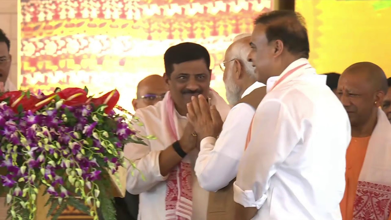 LIVE: PM Modi attends the oath-taking ceremony of new NDA Government of Assam