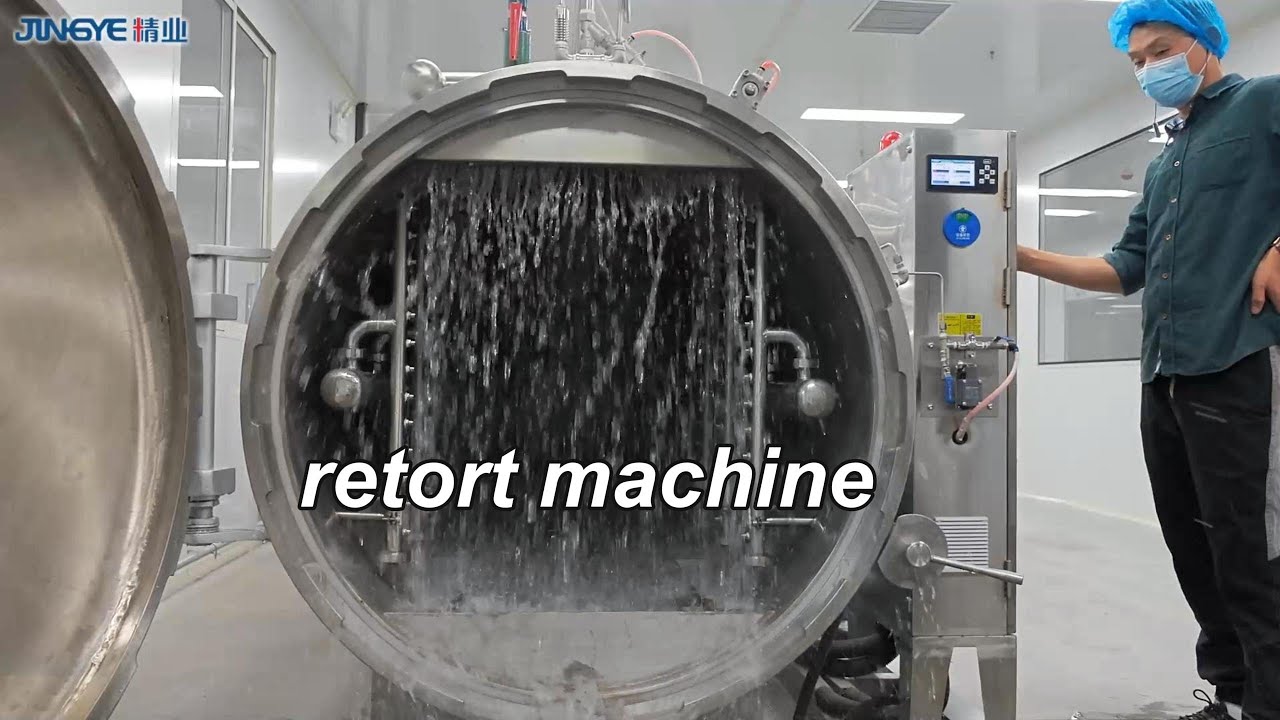 JINGYE Side Spray Retort Machine ,suitable for canned food/pouch food/tuna fish/pickles, etc.