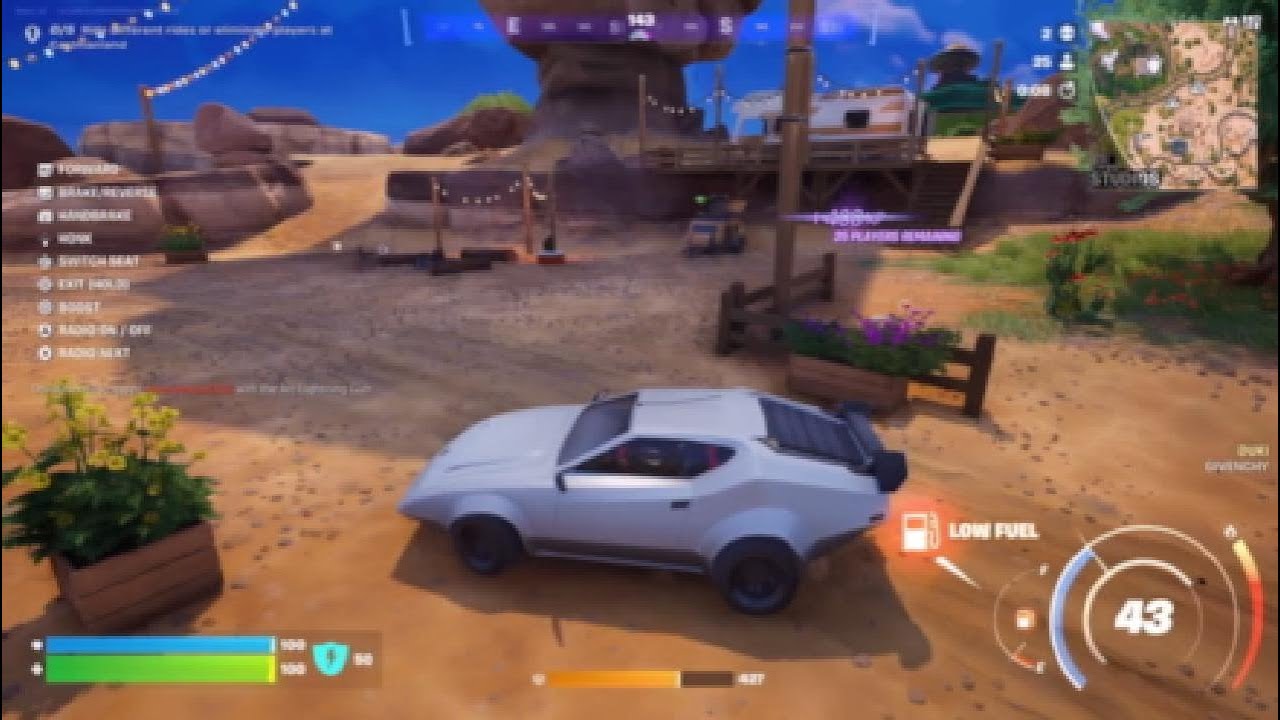 Almost victory royale in Fortnite
