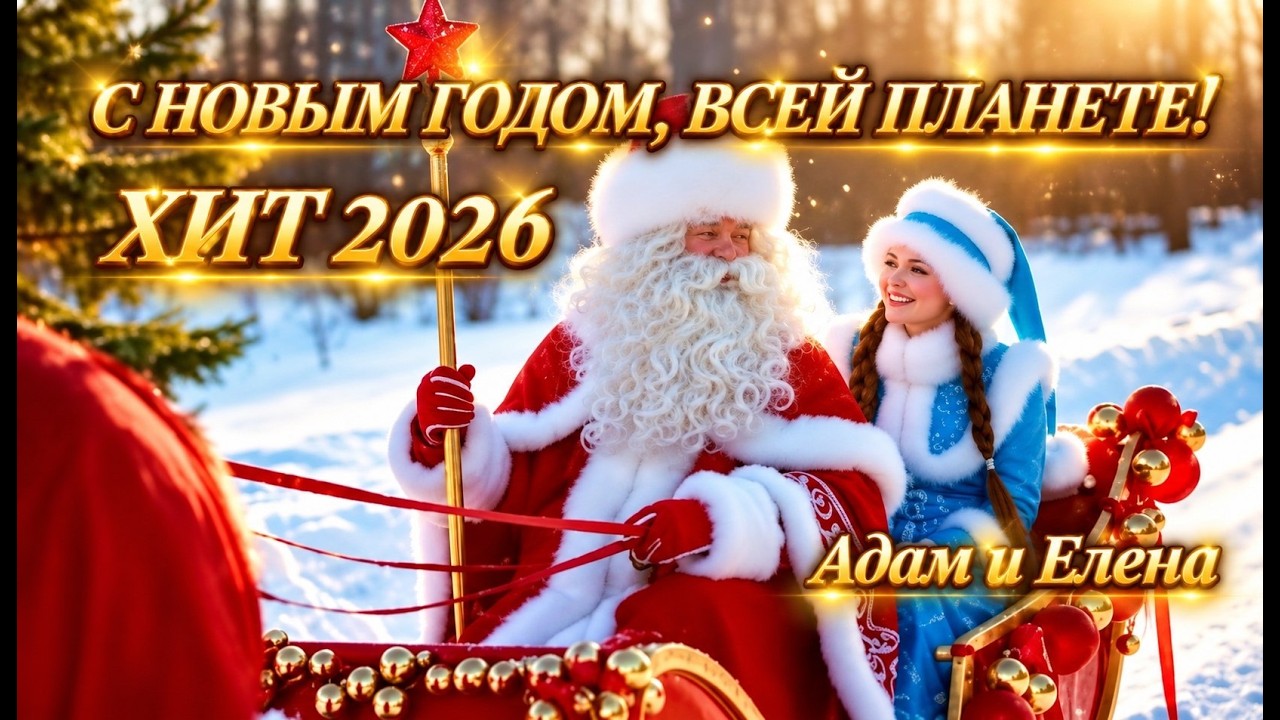 С НОВЫМ ГОДОМ, ВСЕЙ ПЛАНЕТЕ! | Новогодний хит 2026 | Адам и Елена (Official HD Video)