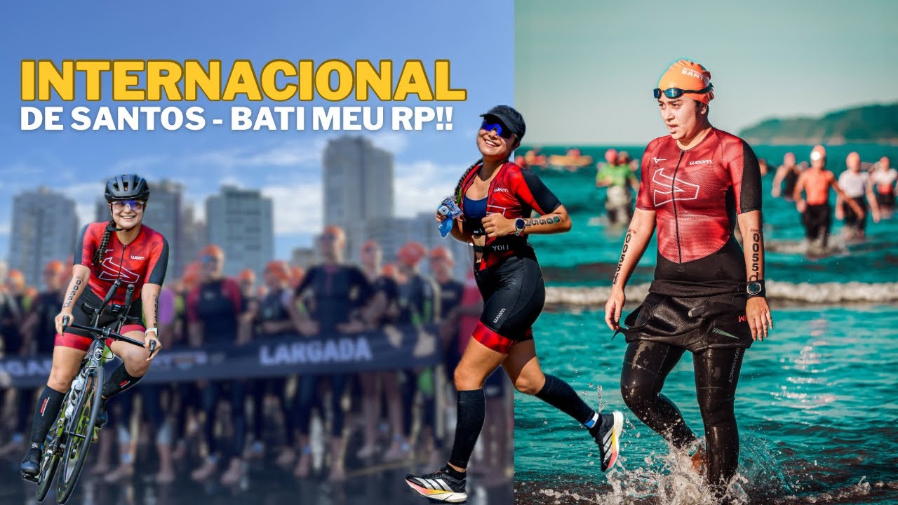 Rumo ao 70.3 #Ep. 08 - Internacional de Santos - BATI MEU RP NO OLÍMPICO 