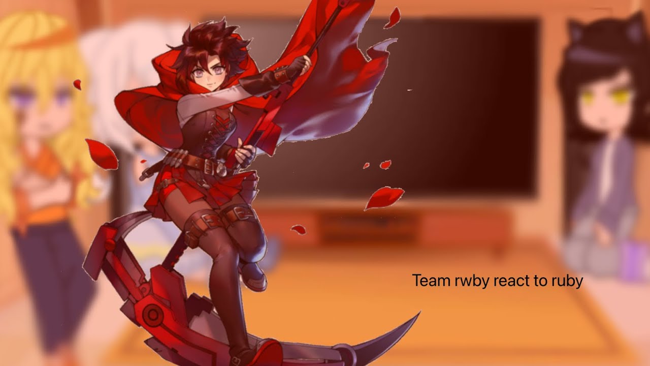 Team rwby react to ruby