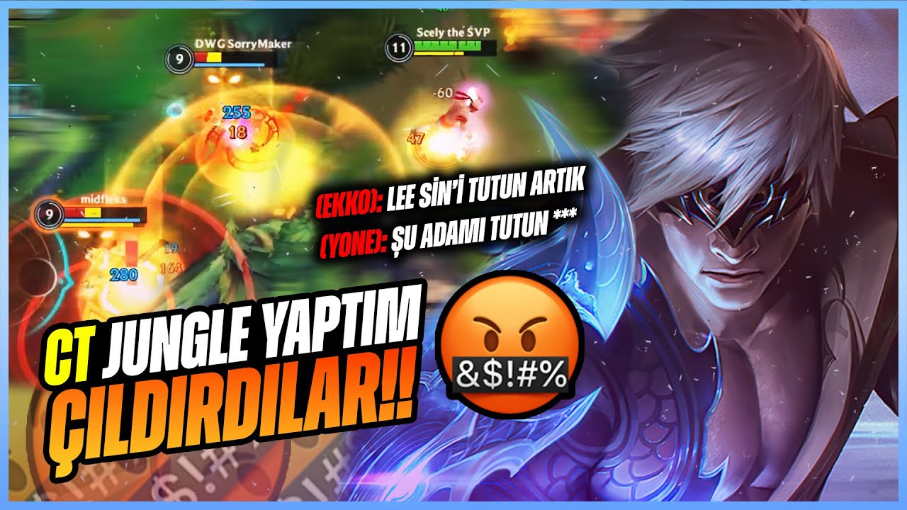 GARANTİ KÜFÜR YEDİRTEN CT LEE SİN OYNANIŞI ! - Wild Rift