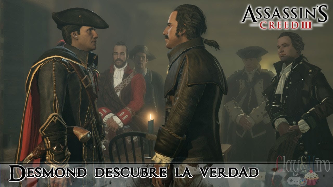 Desmond descubre la verdad de Haytham - Assassin's Creed III Remastered