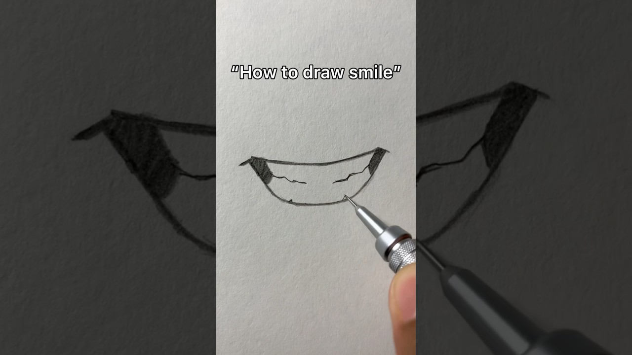 How to draw smile