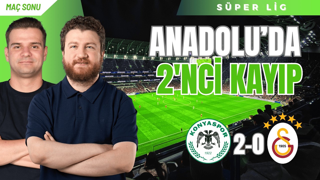 Konyaspor 2-0 Galatasaray | Yine Anadolu'da Kayıp, Yoğun Rotasyon, Değişiklikler...