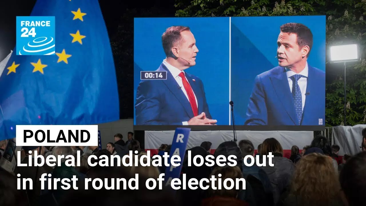 Liberal candidate loses out in first round of Polish election despite lead in poll • FRANCE 24