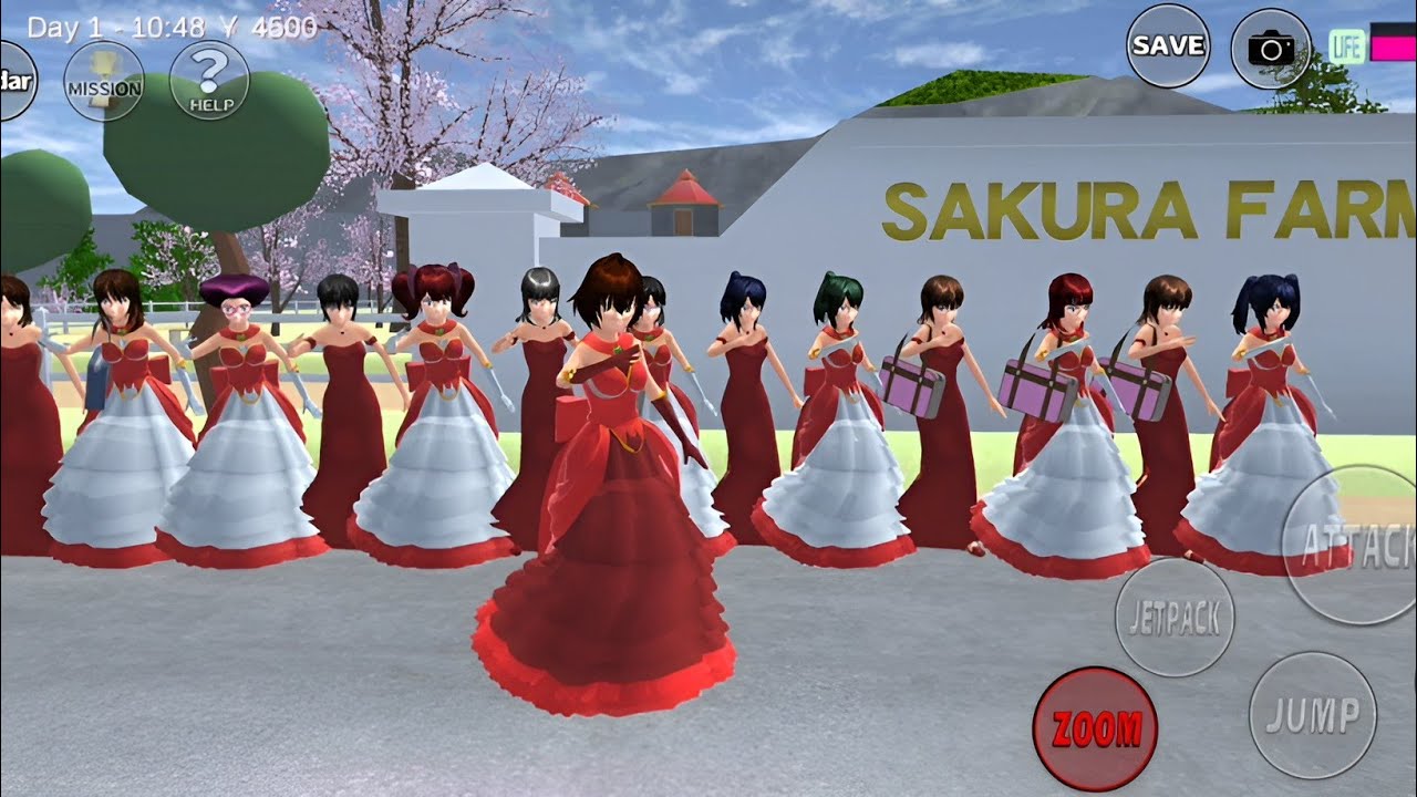 Red Princes Dance👯 Mist Tuturial In Sakura School🏫 simulator #sakuraschoolsimulator #beautifuldance 