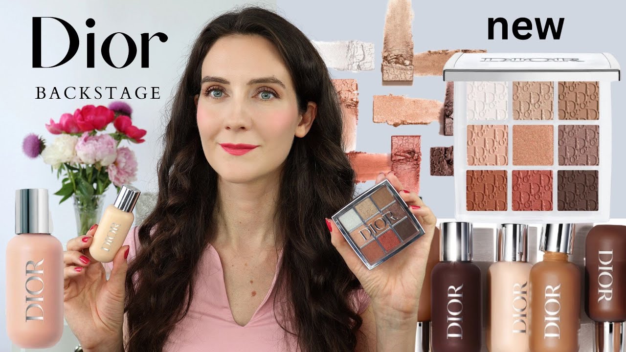 NEW DIOR Backstage Eyeshadow palette Nude Essentials & NEW Backstage foundation | Detailed Reviews