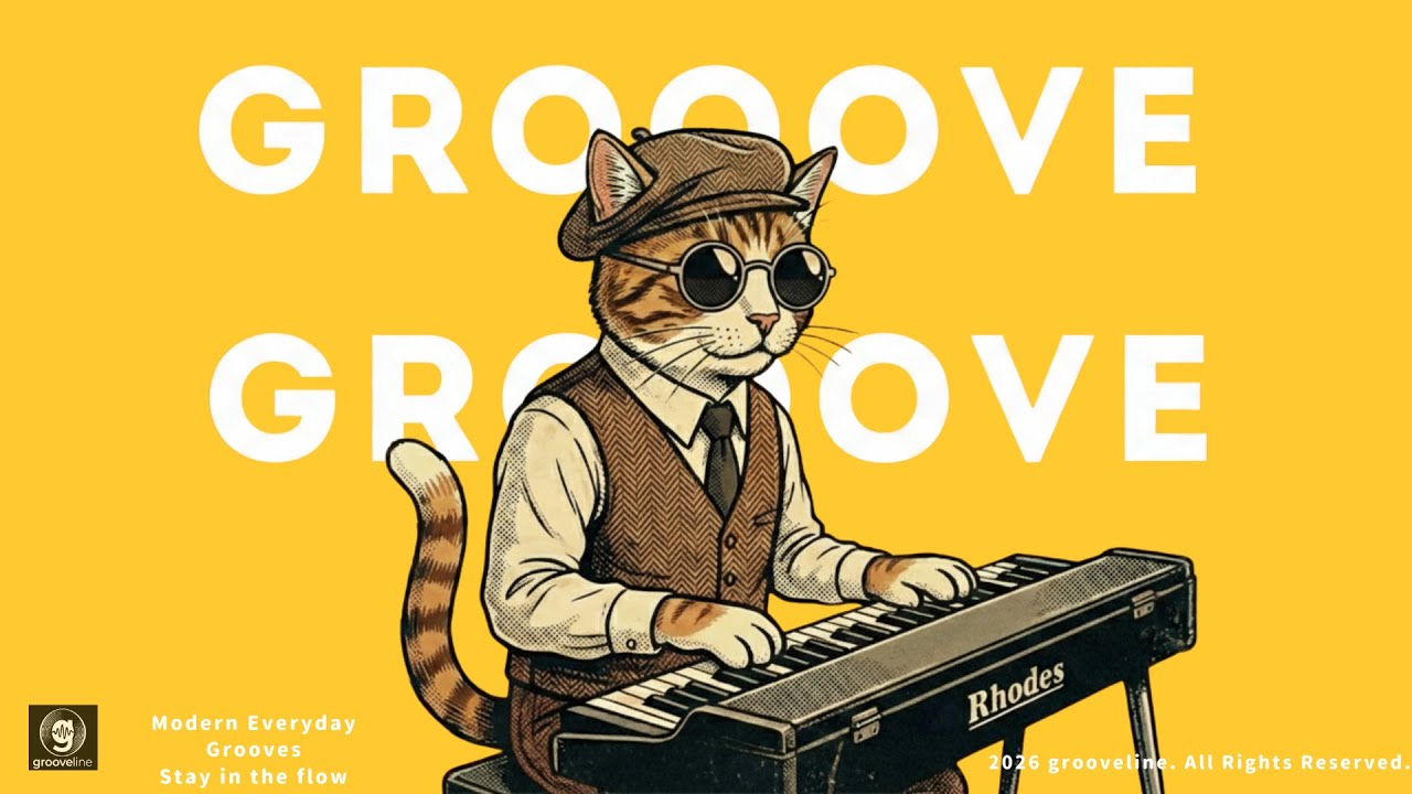 【Playlist】GROOVE POP｜気分UP 能率UP 心地良いCool & Laid-back|｜Chill JAZZ POP hop 作業用