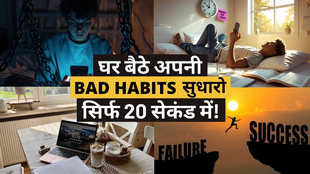 How To Quit Bad Habits | How To Get Rid Of Bad Habits | Bad Habit Kaise Chode | Shawn Achor