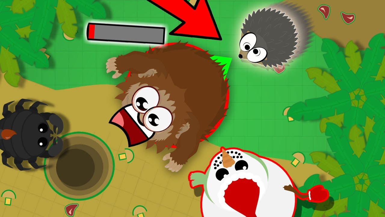 Mope.io HEDGEHOG kills BIGFOOT* / Mopeio Trolling & Funny Moments Compilation