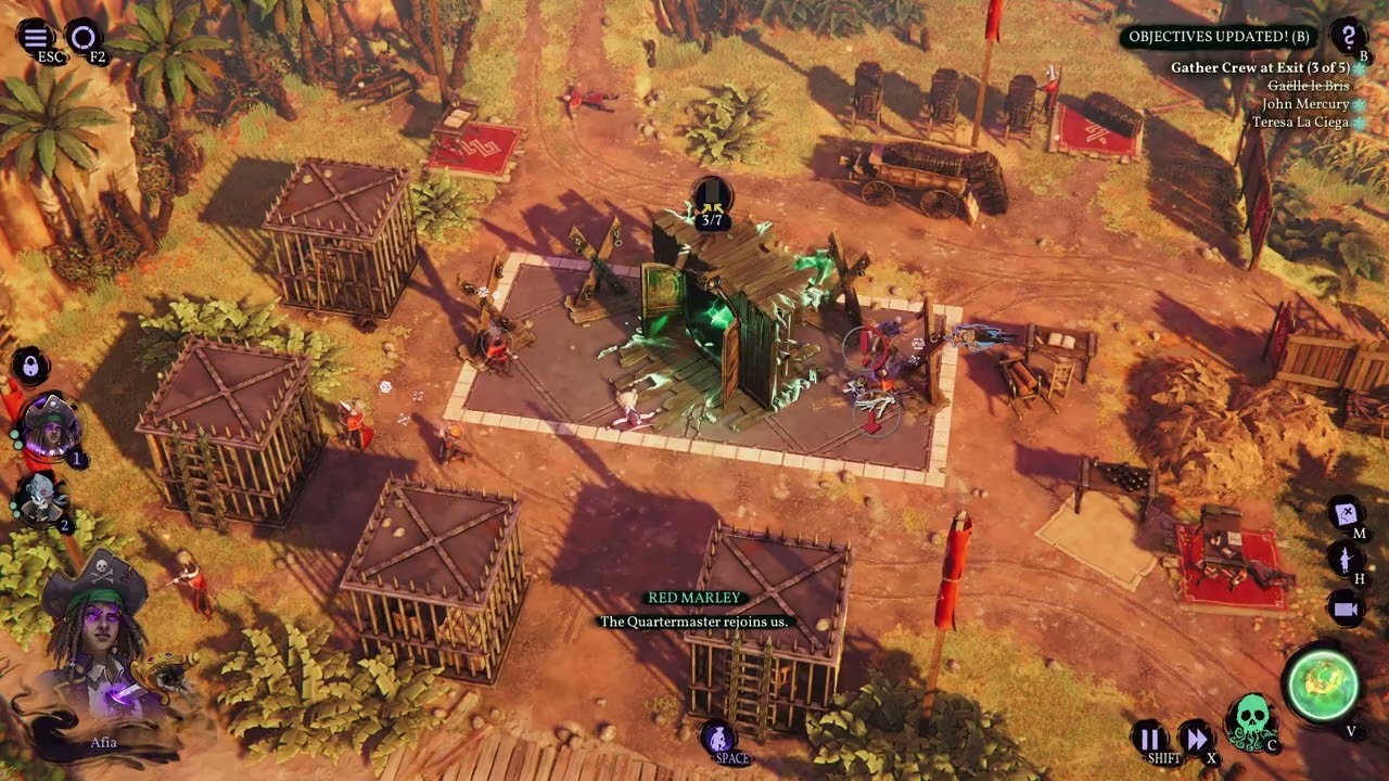 Shadow Gambit The Cursed Crew Morrow's Reach A Ship Needs a Crew speedrun (cursed/no alarm)