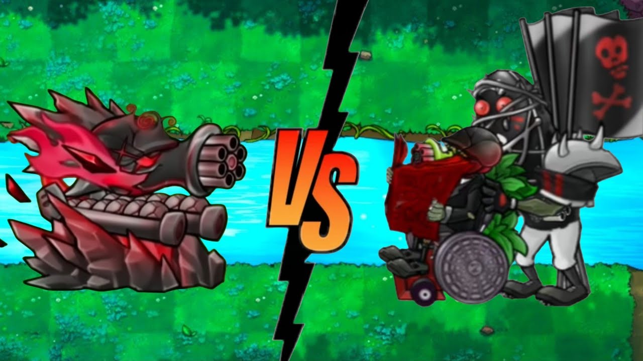 PvZ Fusion Version 2.2.1:Ultimate Obsidian Doom Turret Vs Ultimate Purgatory Degen Professors Zombie