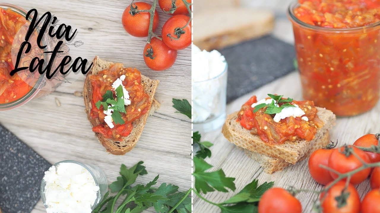 Zacuscă I Aufstrich aus Melanzani, Paprika & Tomaten I Sauce I Rumänische Küche
