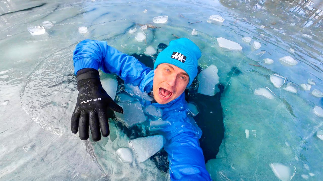 Don’t walk on FROZEN ICE!!!