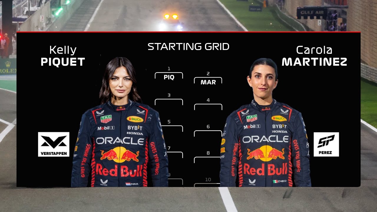 2023 F1 Drivers' Wives and Girlfriends Starting Grid