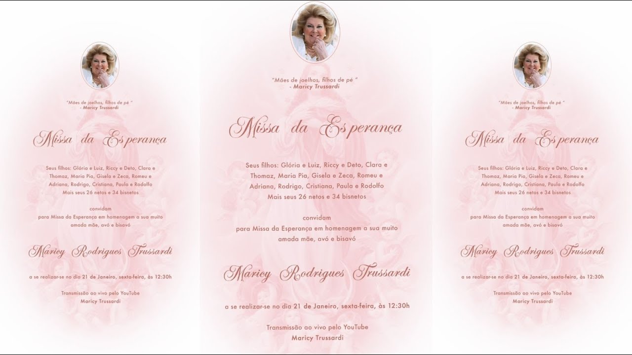 Missa da Esperança -  Maricy Trussardi