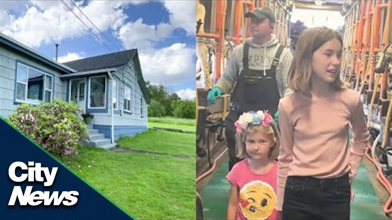 Displaced Ukrainian family adjusting to B.C. farm life