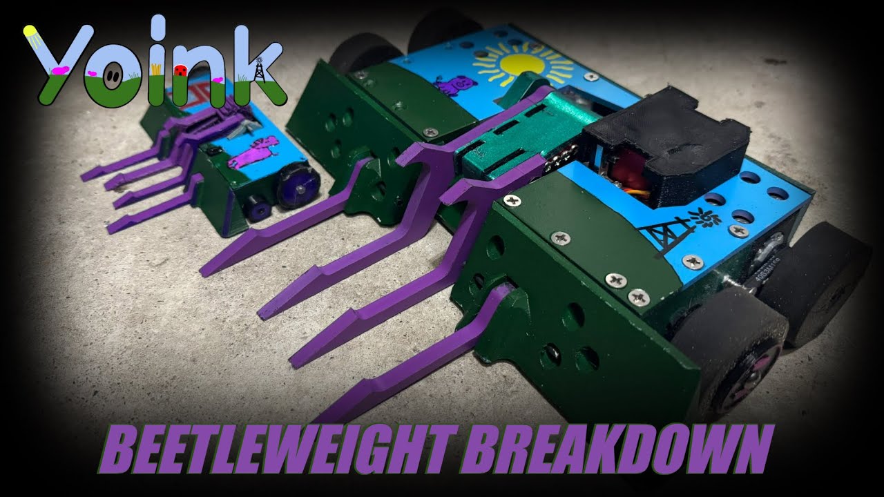 Yoink: A Beetleweight Combat Robot Breakdown (3 lb)