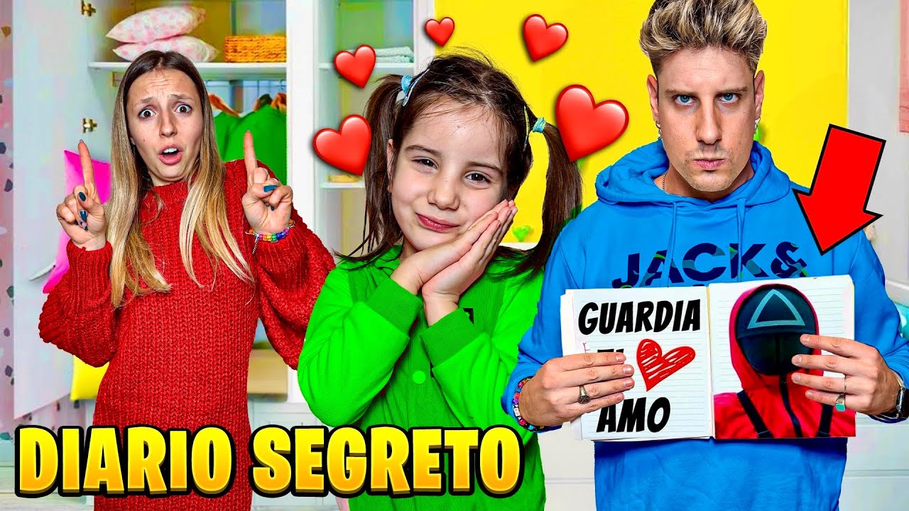 LEGGO IL DIARIO SEGRETO DI AURORA E SCOPRO CHE AMA LA GUARDIA DI SQUID GAME!💔 Papà Mike è arrabbiato
