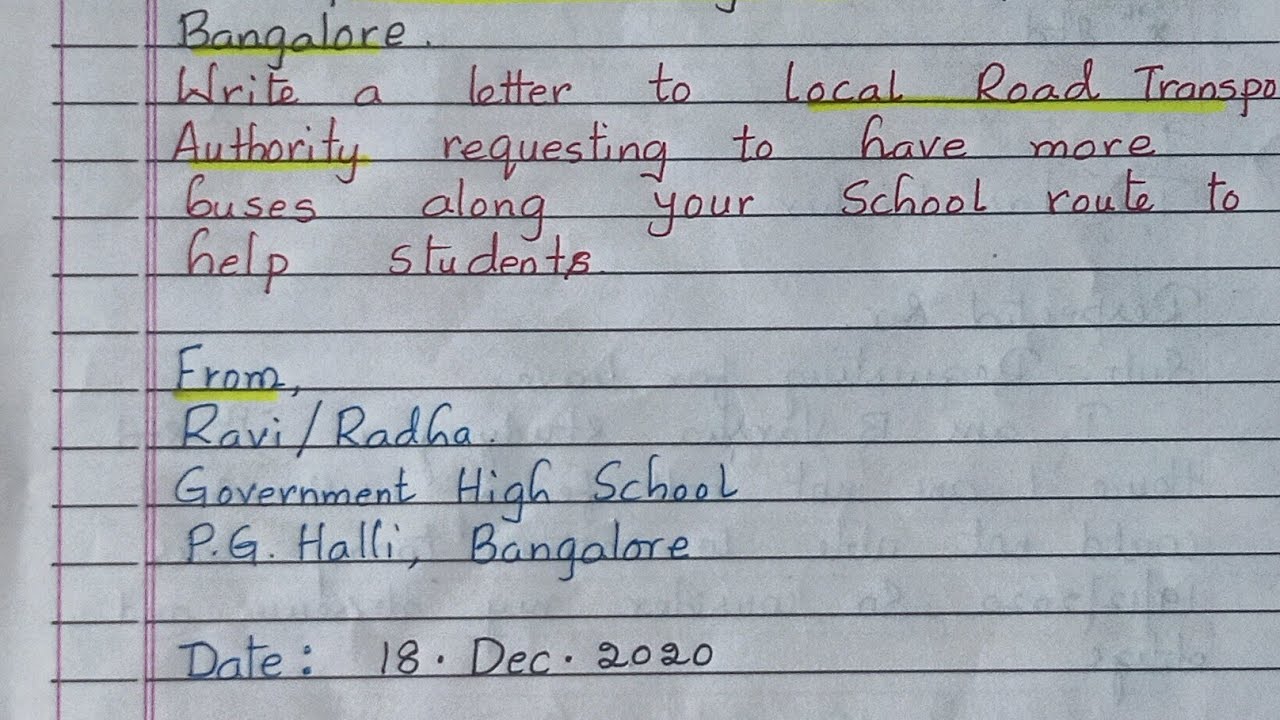 Formal Letter Writing ✉️   V. Imp 5 Mark Question for Board Exam