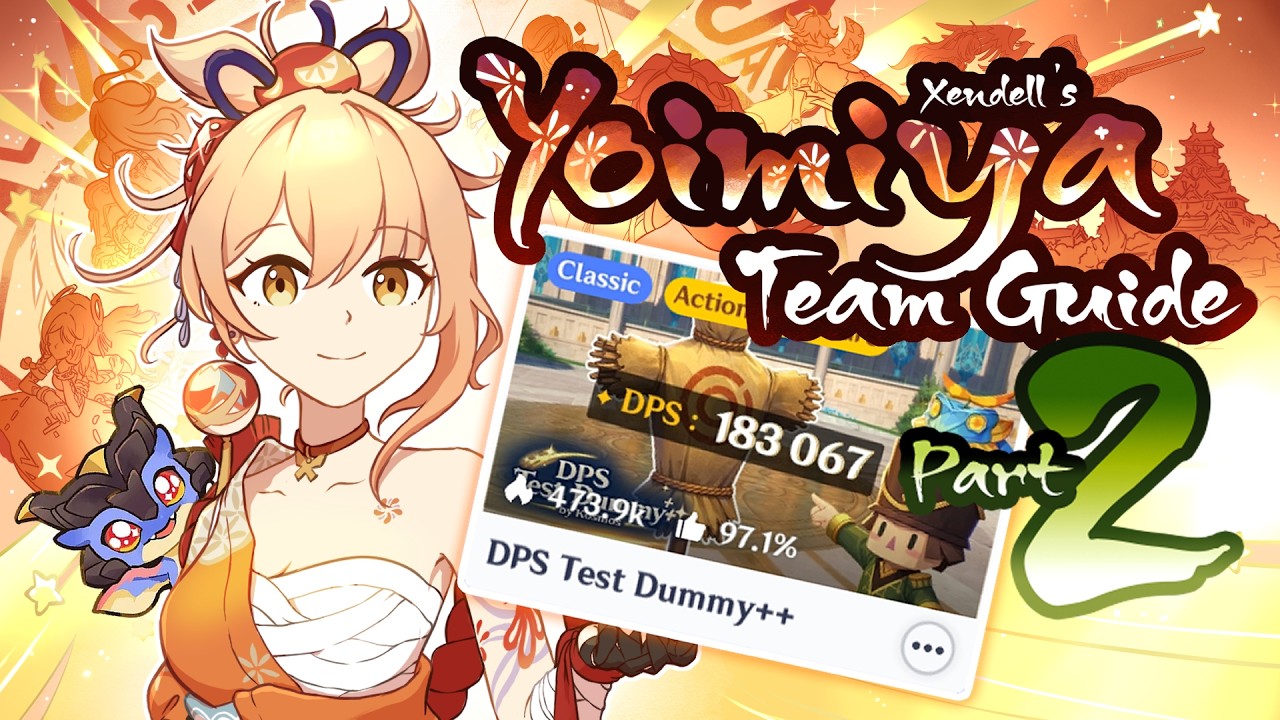 Xendell's ULTIMATE Yoimiya Team Guide Part 2 | 33 Minutes of DPS Test Dummy & Team Discussion