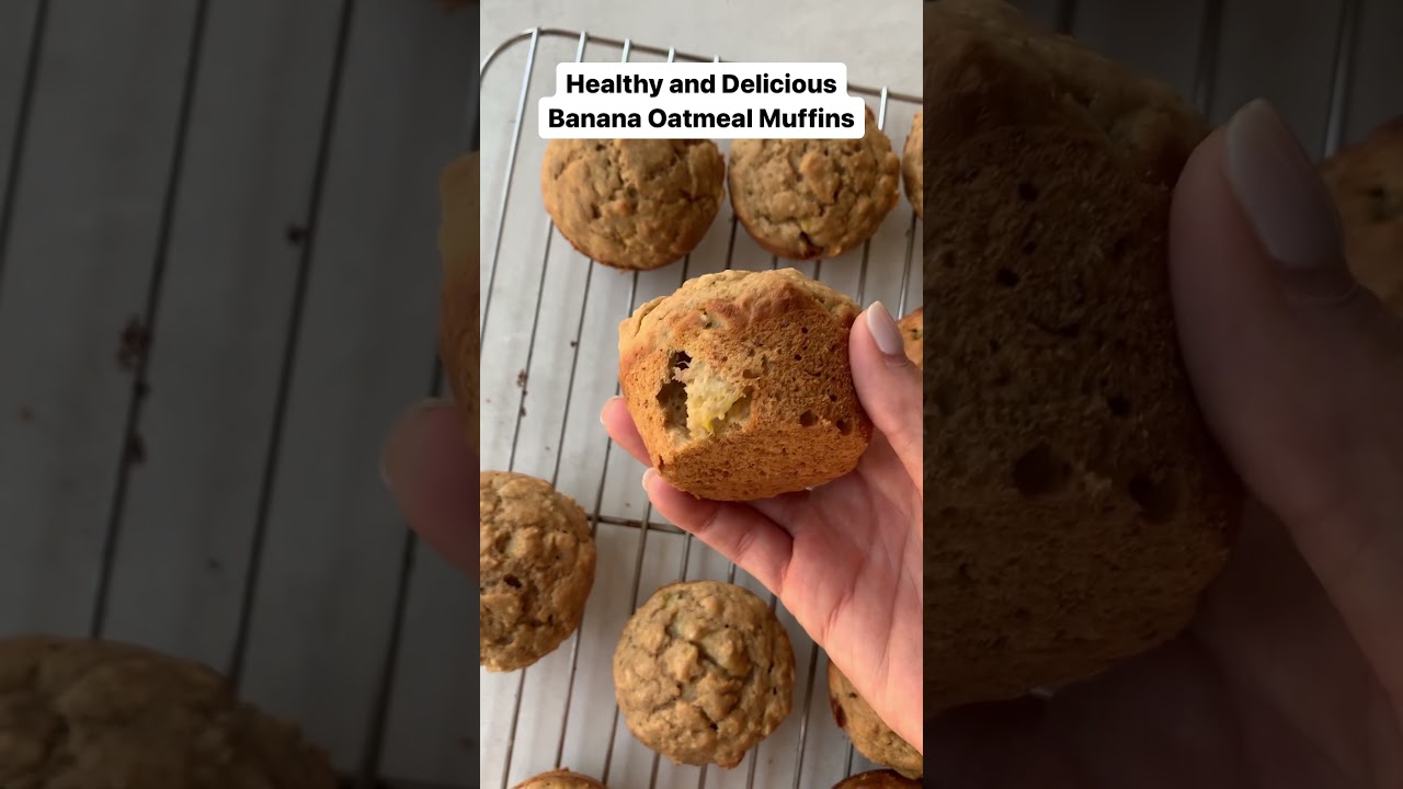 Banana Oatmeal Muffins