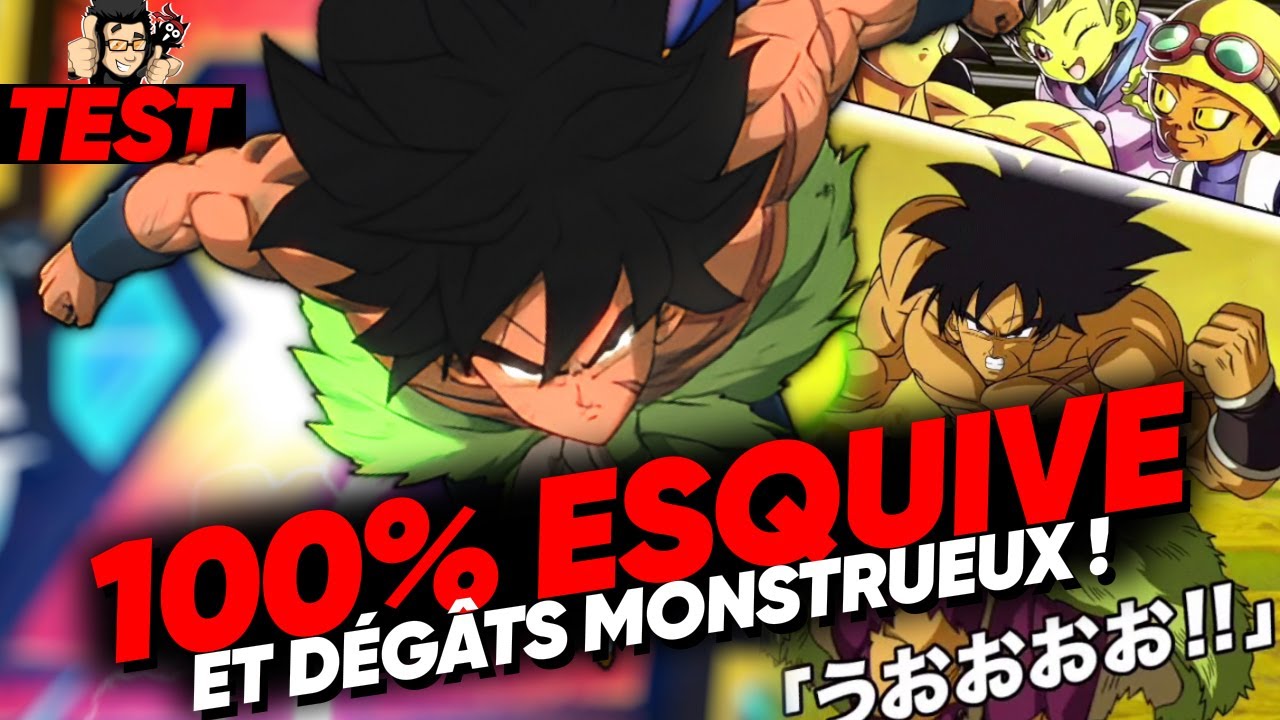 100% ESQUIVE ET GROS DEGATS OMG ! TEST ZLR BROLY CHEELAI LEMO DOKKAN BATTLE JP
