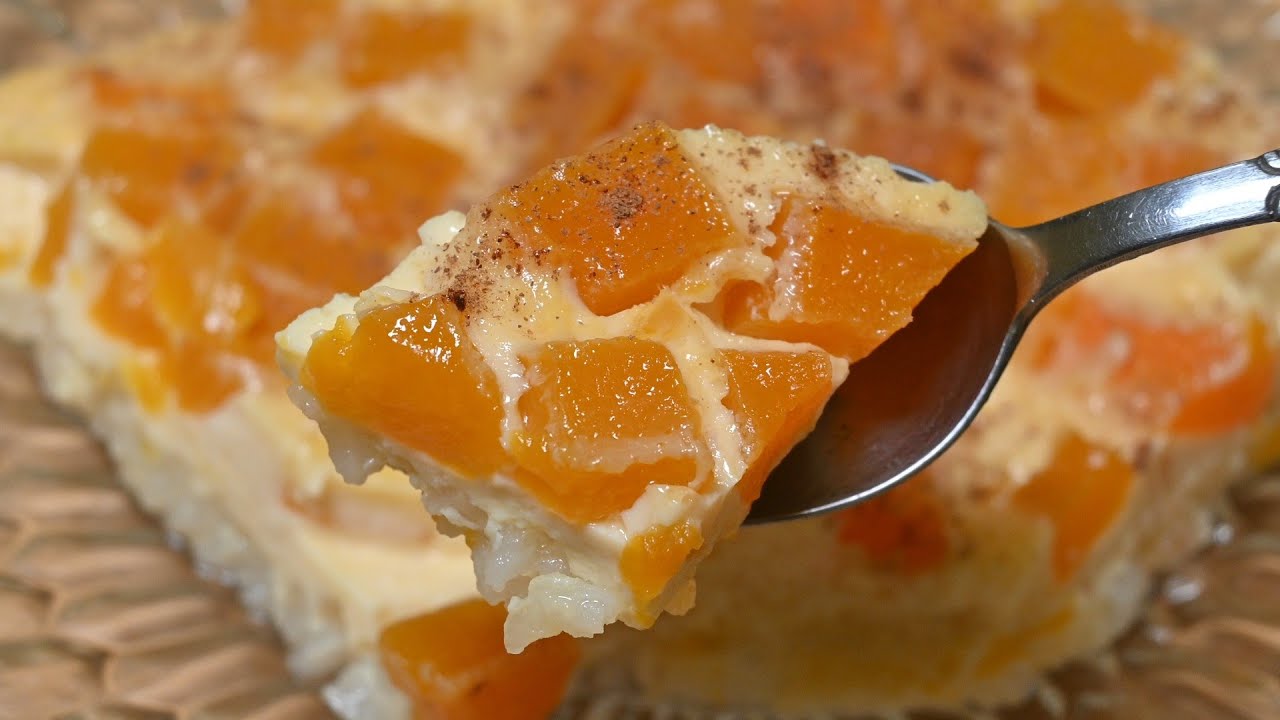 Вкусен десерт с тиква, прясно мляко и яйца ! Така лесен и чудесен !