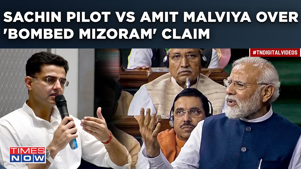 Congress&rsquo; Sachin Pilot Fact Checks BJP&rsquo;s Amit Malviya On &lsquo;Bombed Mizoram&rsquo; Tweet After PM's Attack