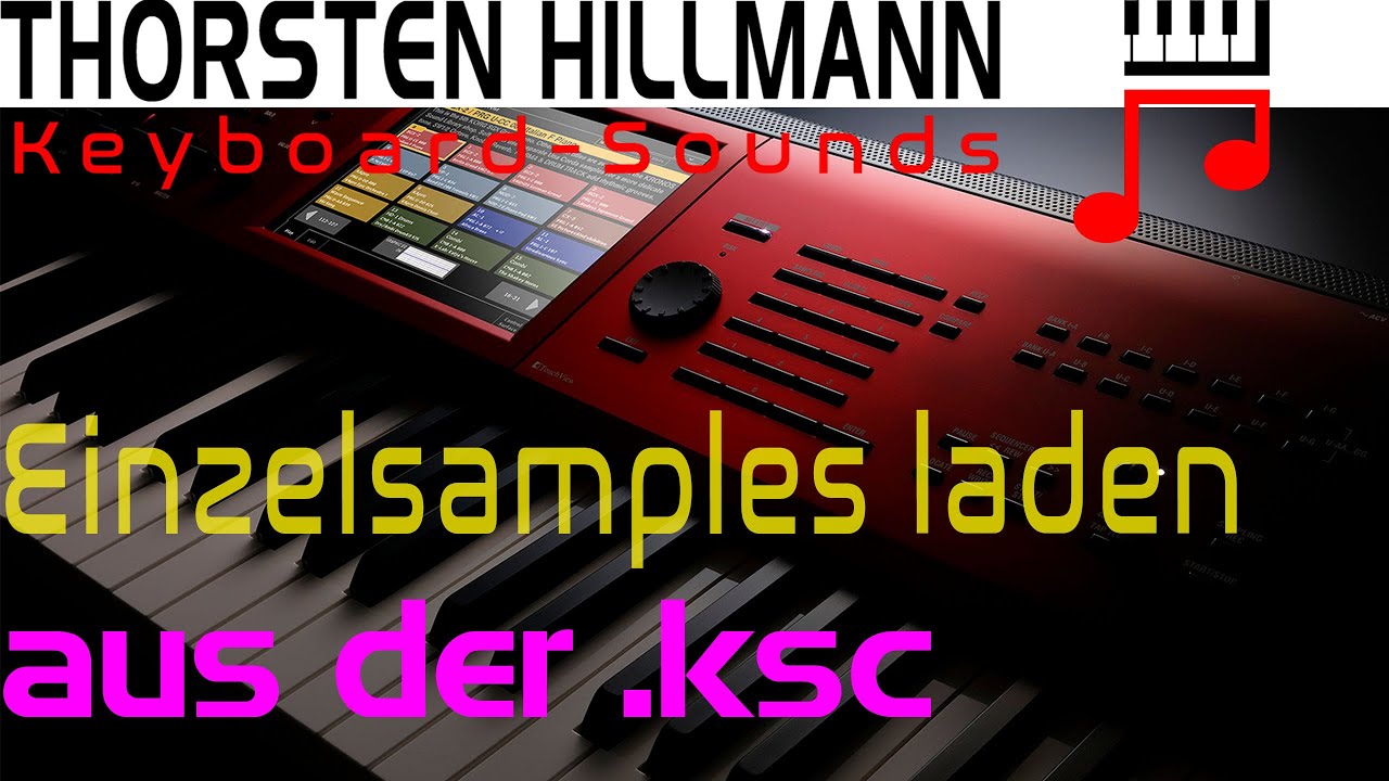 Einsteiger Tutorial Korg Kronos Einzelsamples aus der KSC nachladen