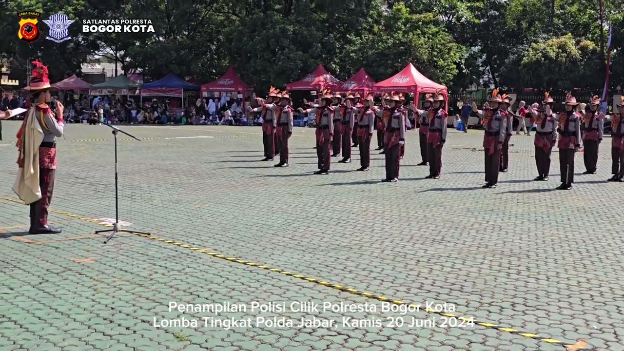 Performance Pocil Polresta Bogor Kota Lomba Pocil Tingkat Polda Jabar 2024