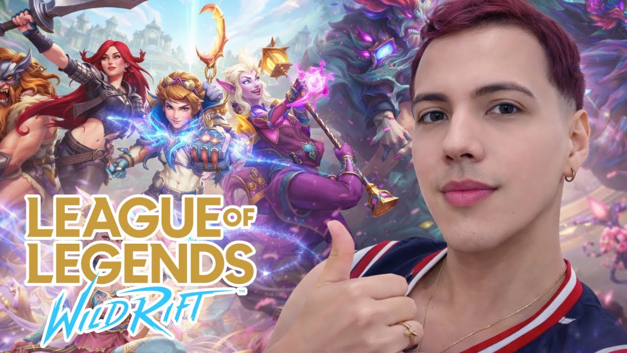 VEM PRA LIVE!!! WILD RIFT -  RANQUEADA 2026